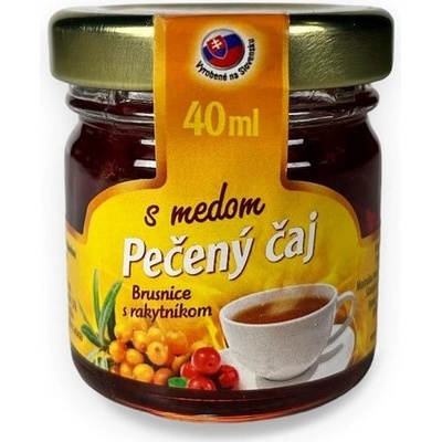 NATUR PROCUCTS Pečený čaj s medom brusnica rakytník 40 ml