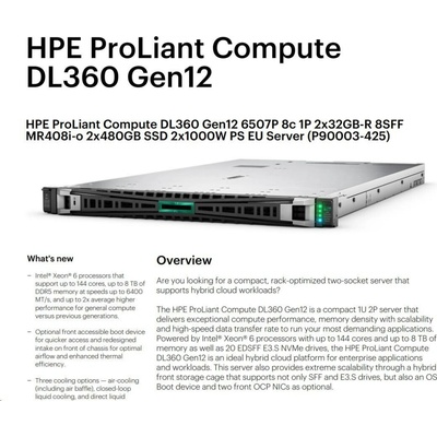 HPE PL DL360g12 P90003-425