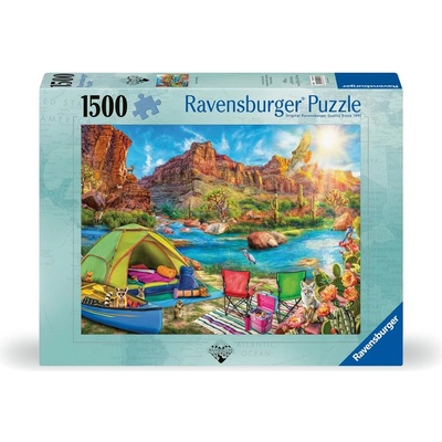 Ravensburger Пъзел Ravensburger от 1500 части - Къмпинг Каньон (12001007)
