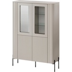 Cama meble Витрина Cama VERA 110x40x160 мат кашмир (471011)