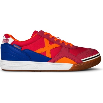 Munich Футболни обувки Munich Gresca Indoor Football Shoes - Crim/Orange/Blu