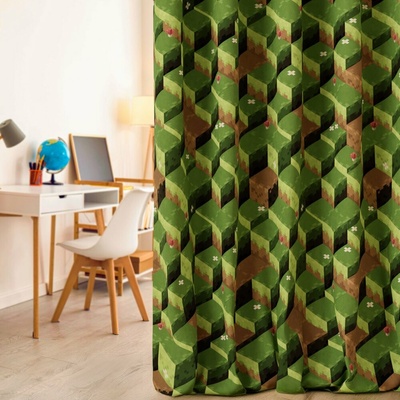 Dekorační látka Pixely obšití okrajů 160