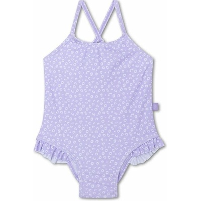 Swim Essentials plavky s UPF 50+ Lila Leopard