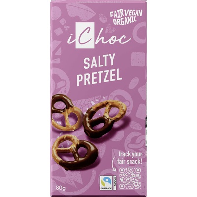 iChoc Slaný preclík bio BIO VEGAN 80 g