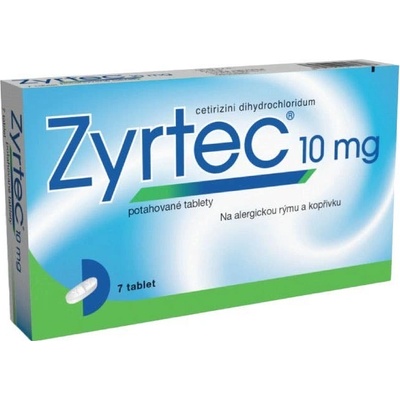 Zyrtec tbl.flm.7 x 10 mg