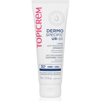 Topicrem UR-30 Anti-Roughness Soothing Cream zklidňující krém na zrohovatělou pokožku 75 ml