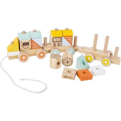 Classic World Детска дървена играчка за дърпане - Влакче (cw10508)