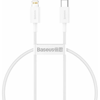 Baseus BRA010673 Superior USB-C/Lightning, PD 20 W, 0,25m, bílý