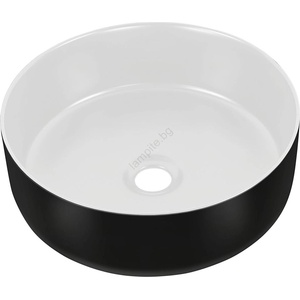 Comad um-6259 simple 8. - Мивка за плот simple пр. 36 см бяла/черна (cm0037)