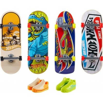 Mattel Hot Wheels Skate Tony Hawk Fingerboard a Removable Skate Shoes Multipack