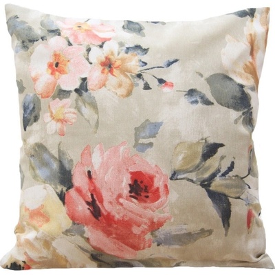 Prehozynapostel Béžová s kvetinovým motívom 4545 MARJ-130_461 45 x 45 cm