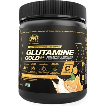 Image 1 of PVL / Pure Vita Labs Glutamine Gold | + Vitamin C [322 грама] Портокал