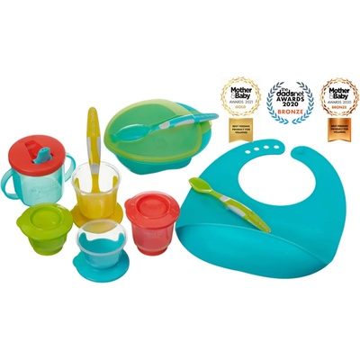 Vital Baby Стартов комплект за хранене зелен Vital Baby
