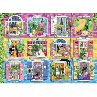 Cobble Hill - Puzzle Living with Cattitude - 500 piese