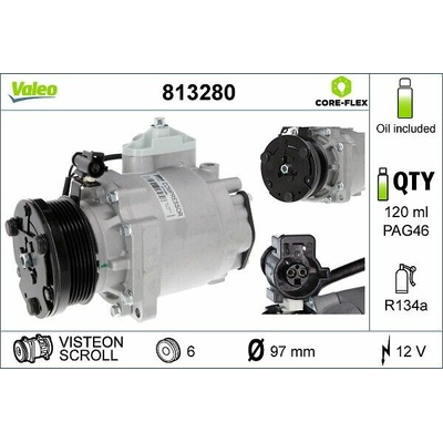 Kompresor, klimatizace VALEO 813280