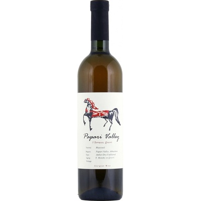 Papari Valley 3 Qvevri Terraces Rkatsiteli 2023 Bílé 12,5% 0,75 l (holá láhev)