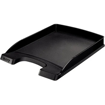 Leitz Папка за документи, пластмасова, тънка, LEITZ "Plus", черна 52370095 (52370095)