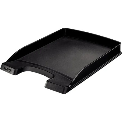 Leitz Папка за документи, пластмасова, тънка, LEITZ "Plus", черна 52370095 (52370095)