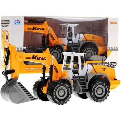 Majlo Toys Velký bagr s pohyblivou lžící Super King