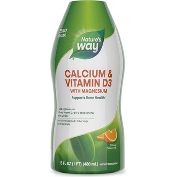 Nature's Way Калций и Витамин D3 (течен, с вкус на цитрус) 480 ml | Nature’s Way (1388)