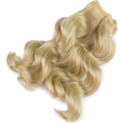 Paruka / vlasy pro panenky 25 cm vlnité blond
