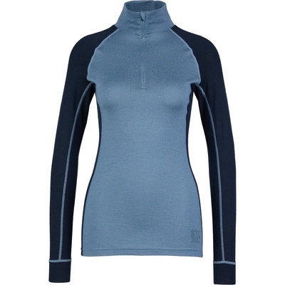 Stoic Дамско мериносово термобельо Stoic Women's Merino240 BengtSt. Half Zip Merino base layer - Ocean Blue / Dark Navy - размер 3XL (115-2393-0417)