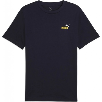 Puma ESS 2 color small NO. 1 logo tee 68471716 tmavo modrá