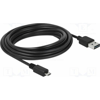 Delock 83369 USB 2.0 USB A zástrčka dvoustranná USB B micro vidlice