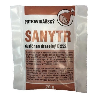 Sanytr potravinářský dusičnan draselný E 252 70 g – Zbozi.Blesk.cz