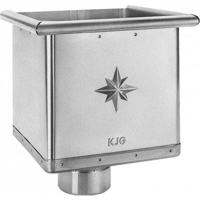 KJG Kotlík zberný Kubický exzentrický Ø 100 mm pozink