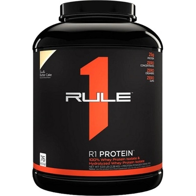 Rule 1 R1 Protein | 100% Whey Isolate & Whey Hydrolysate [ 2196-2280 грама] Vanilla Butter Cake