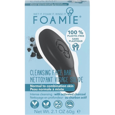 Foamie Cleansing Face Bar Too Coal to Be True 60 g