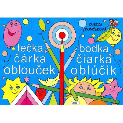 Omaľovánka A5 litera bodka, čiarka, oblúčik