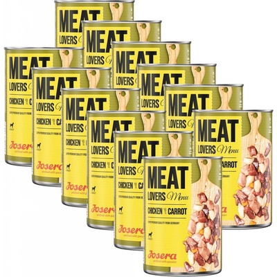 Josera Dog Meat Lovers Menu Chicken with Carrot 12 x 800 g