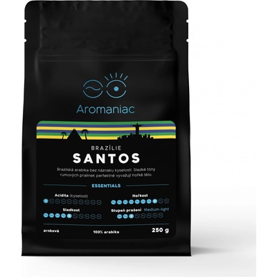 Aromaniac Brazílie Santos mletá 250 g