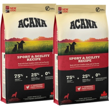 Acana Heritage Dog Sport & Agility 2 x 11,4 kg
