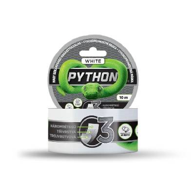 Python White vysokopevnostná páska 10m
