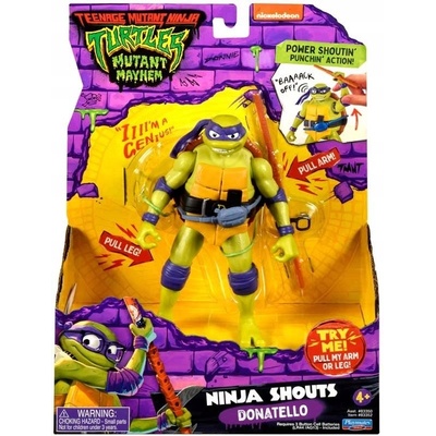 Playmates Toys Teenage Mutant Ninja Turtles Mutant Mayhem Donatello Ninja Shouts