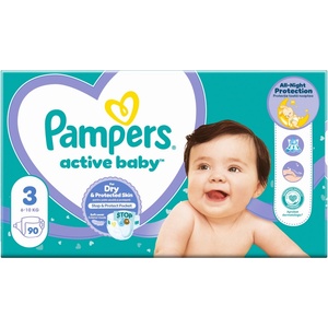Pampers Active Baby Giant Pack, размер 3, 90 бр
