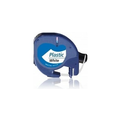 Gigaprint Páska Dymo LetraTag 12mm x 4m plastová bílá, 59422, S0721560