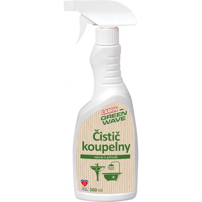 Larrin Green Wave Čistič koupelny k přírodě šetrný čisticí prostředek rozprašovač 500 ml
