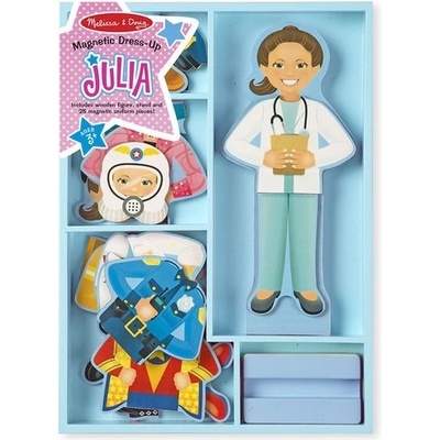 Melissa & Doug magnetická bábika na obliekanie Julie
