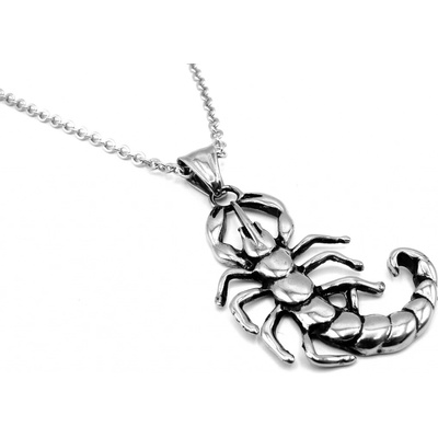 Steel Jewelry Náhrdelník štír z chirurgické oceli NH150204