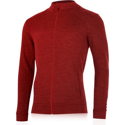 Lasting merino mikina SARMIN červená