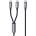 USAMS Кабел Usams 72W 2IN1 Aluminum Alloy Data Cable, 1.2 м (SJ740USB101)