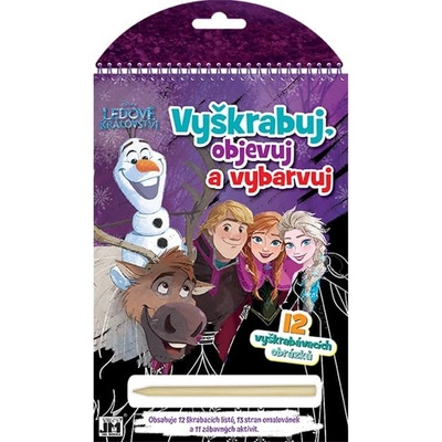 Ledové království Vyškrabuj objevuj vybarvuj – Zboží Mobilmania