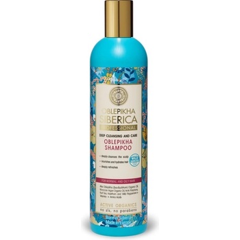 Natura Siberica rakytníkový šampon pro poškozené vlasy 400 ml