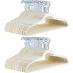 Amazon Basics Slim Non-Slip Shirt/Suit/Costume Hangers, 100 Pack, Ivory - AQ-M0005 (AQ-M0005)