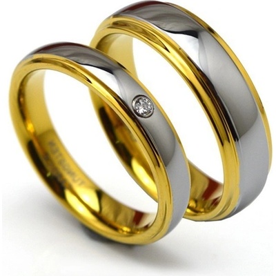 VIPgold Svadobné obrúčky z volfrámu W228