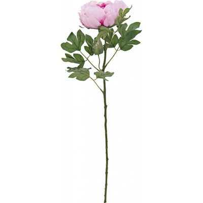 Umelá kvetina Pivoňka růžová, 80cm
